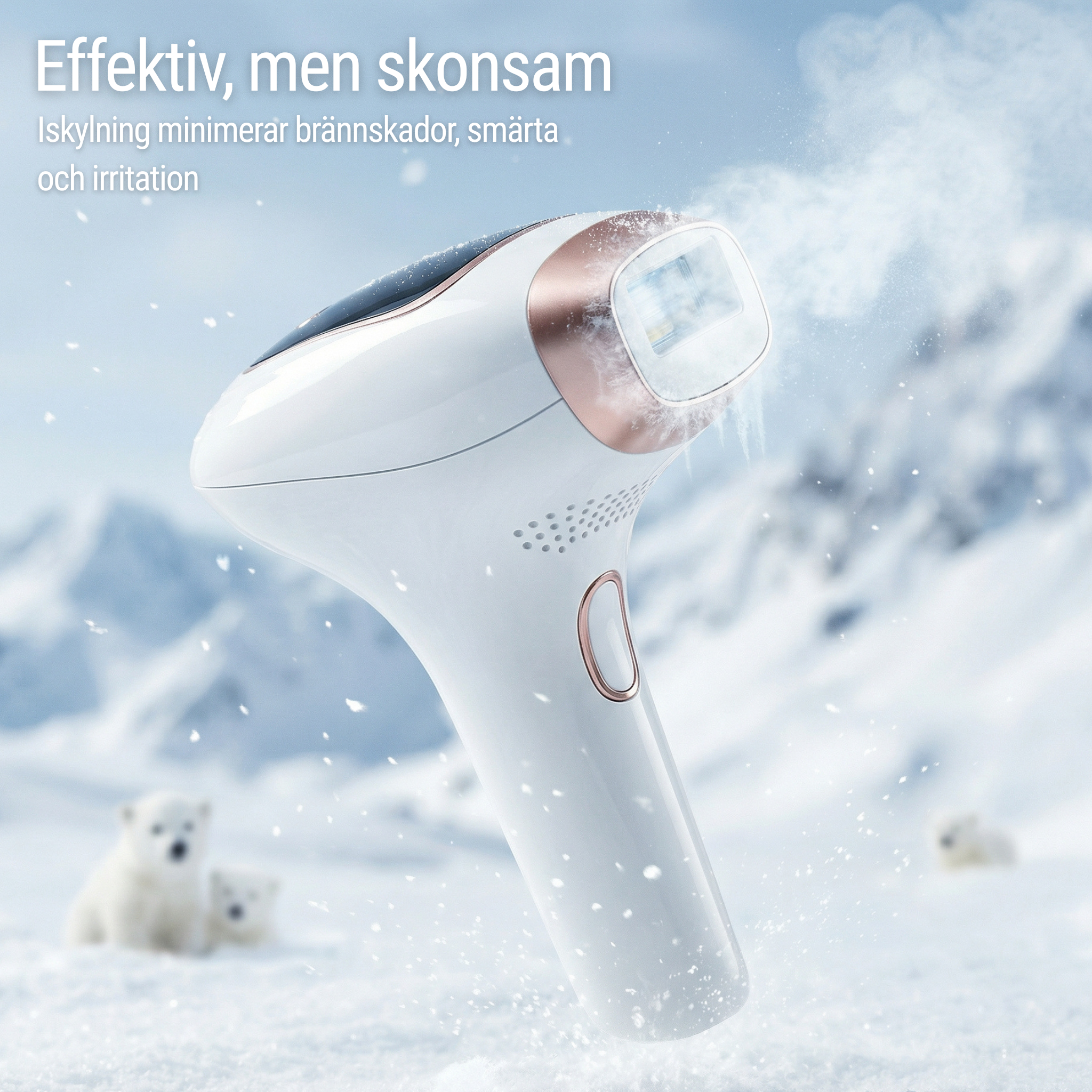 Elara IPL hårborttagning med cooling & 999.999 ljuspulser