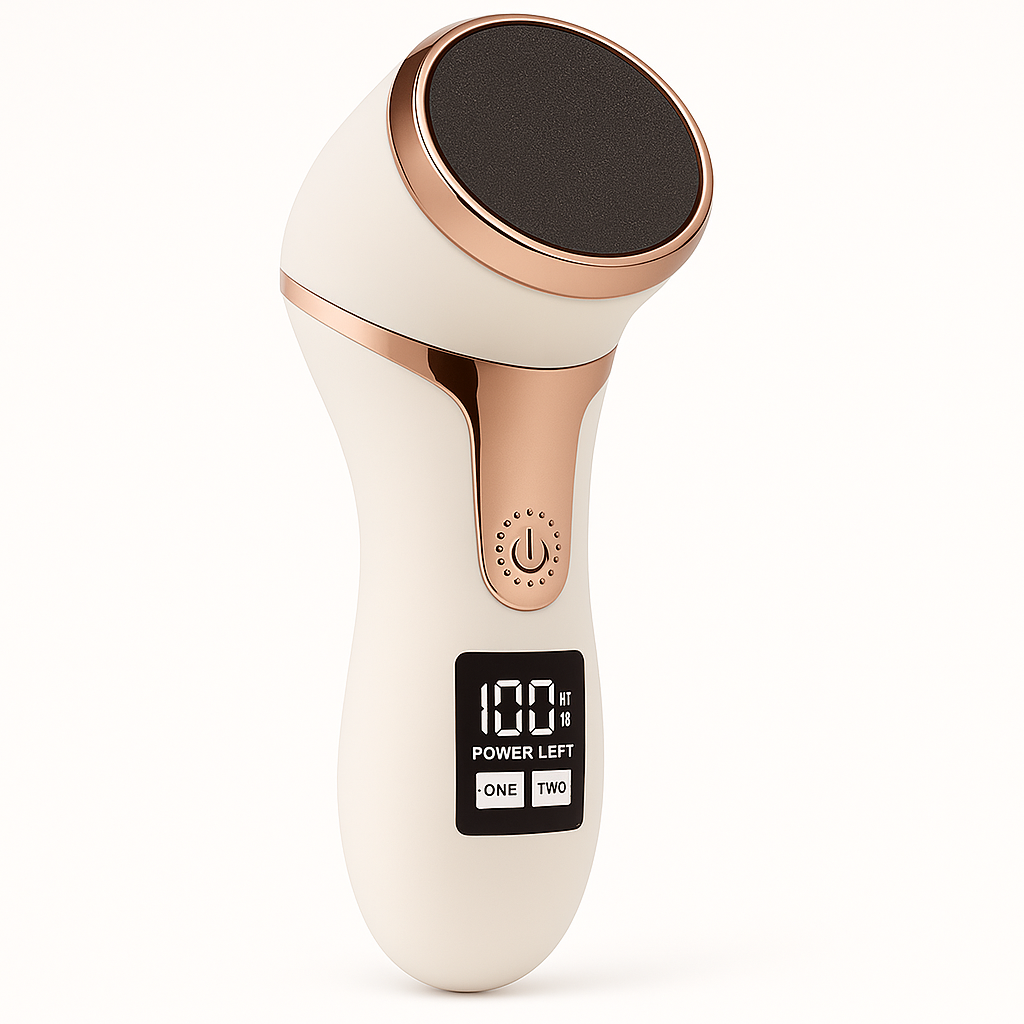 Elektrisk fotfil vit