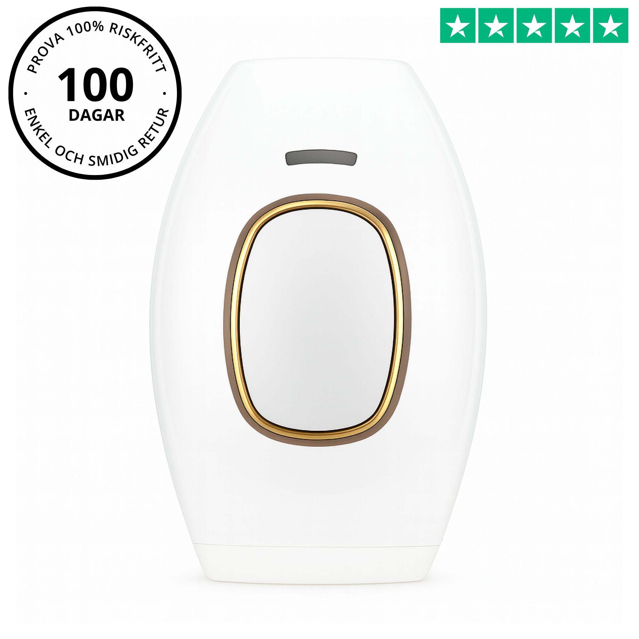 IPL Laser Hårborttagning - Vit - 999999 ljuspulser