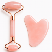 Jade Roller Pink Gua Sha Kit