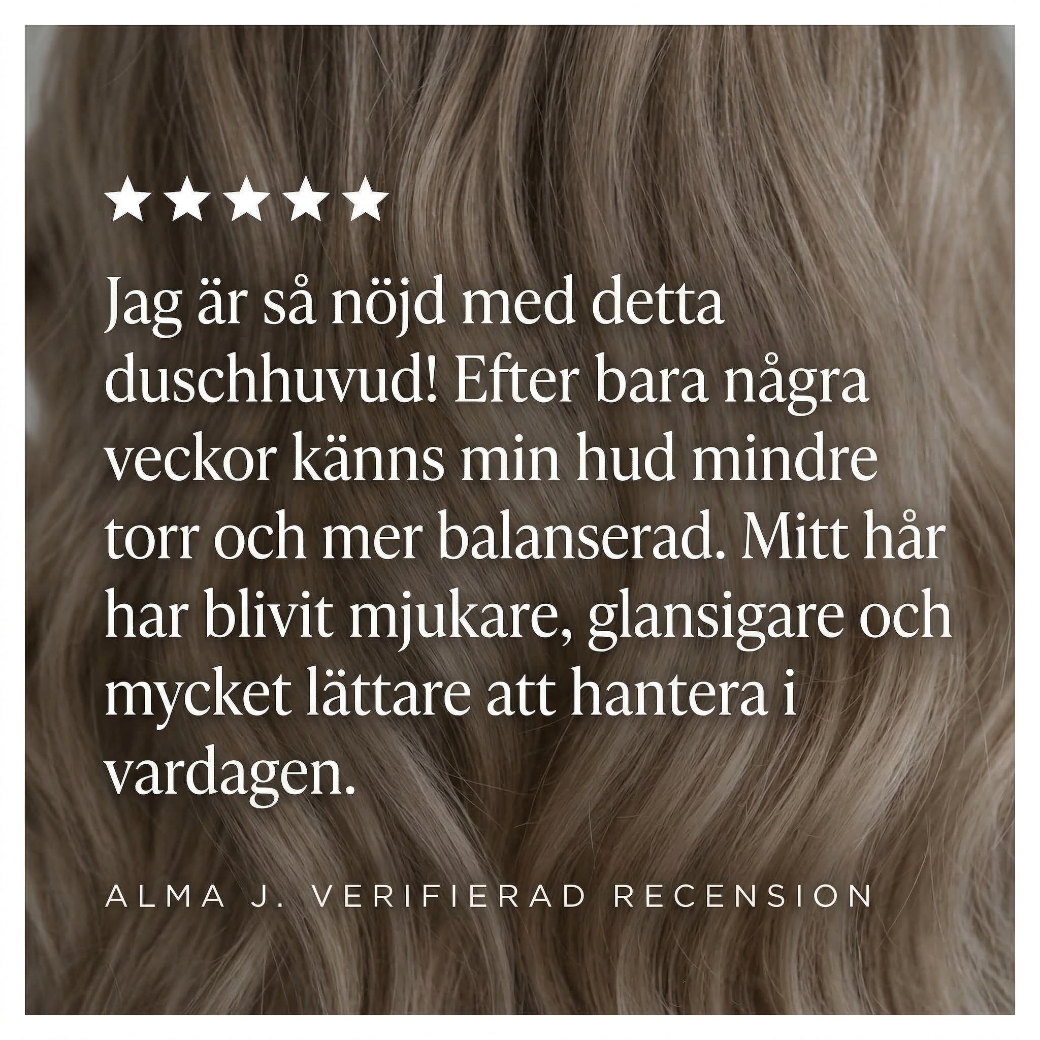 Purea Duschhuvud med Kalkfilter