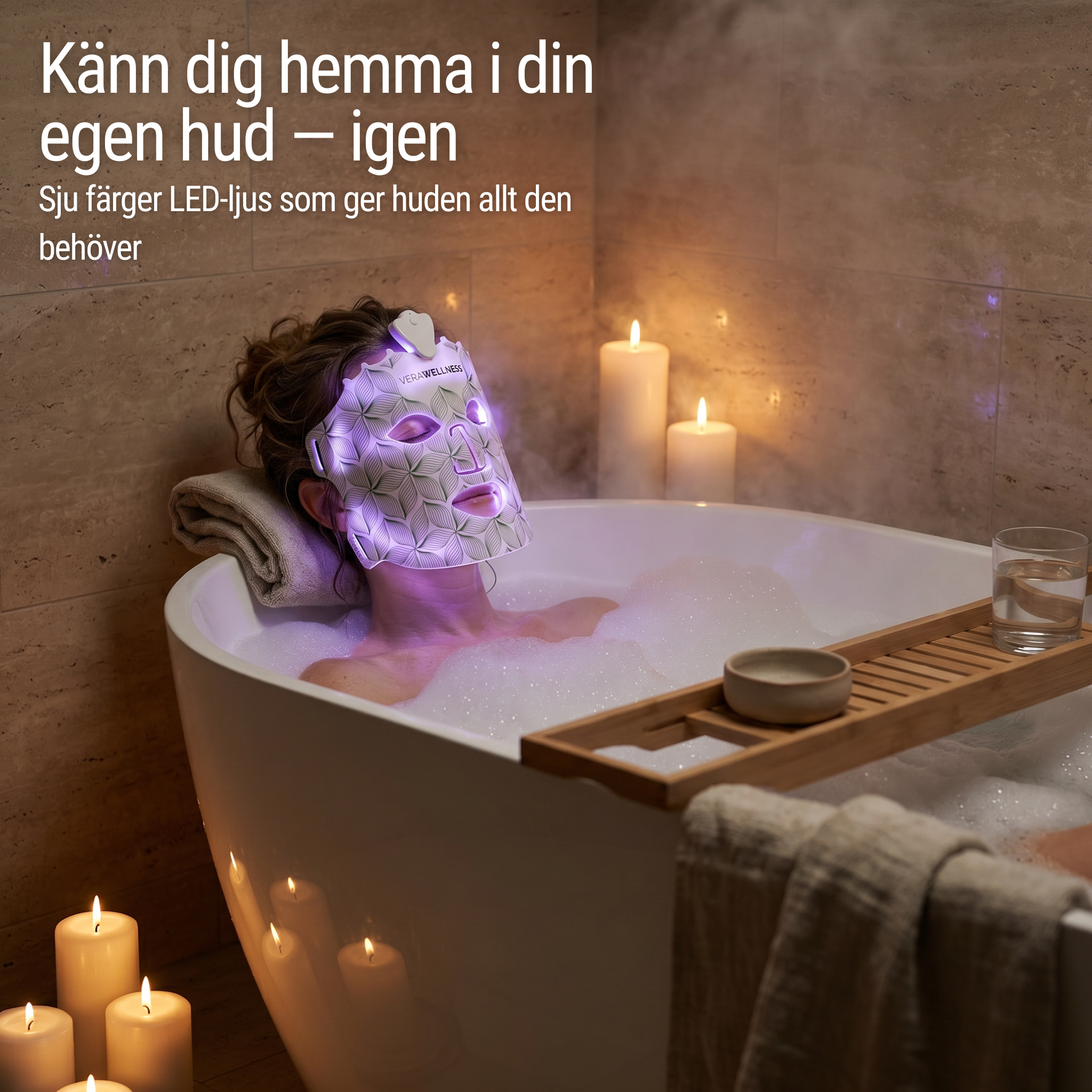 Vera Lumen LED Mask - 7 färger