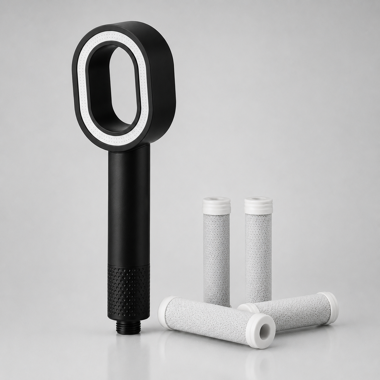 Purea Duschhuvud + Års Förbrukning av Filter (4x filter)