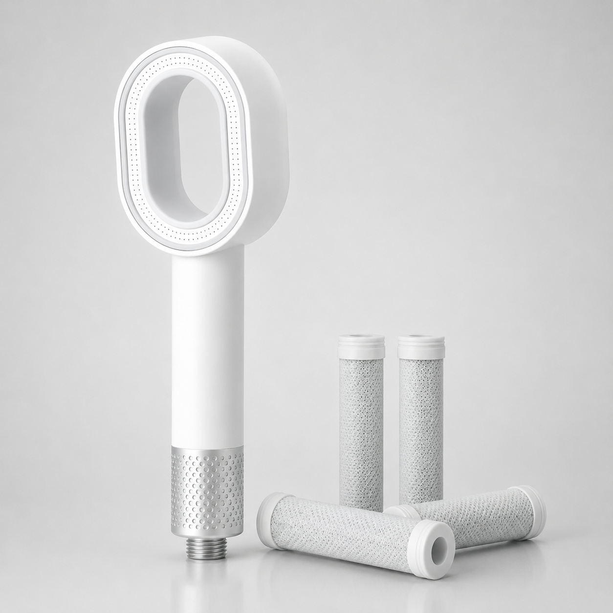Purea Duschhuvud + Års Förbrukning av Filter (4x filter)